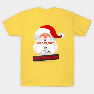 Hello france happy new year 2020 T-Shirt